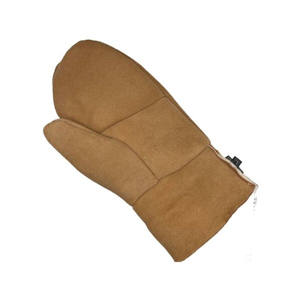 Unisex Shearling Sheepskin Leather Mittens for women - Picture 6 of 12